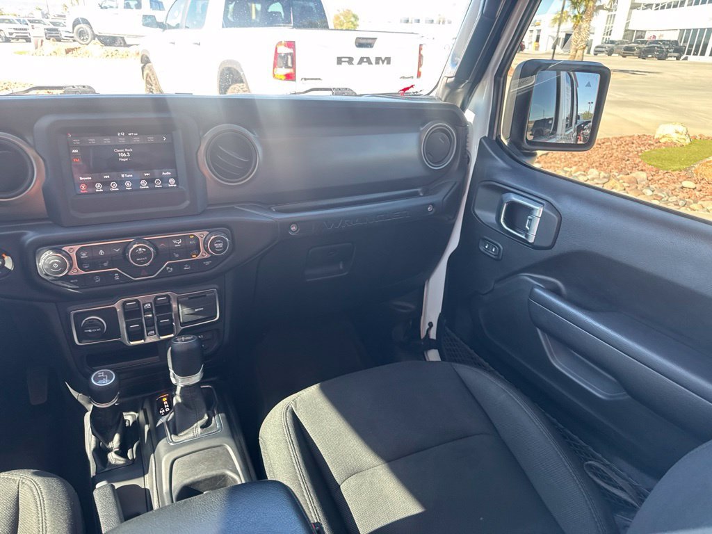 Certified Used 2022 White Jeep Unlimited Sport S image 17