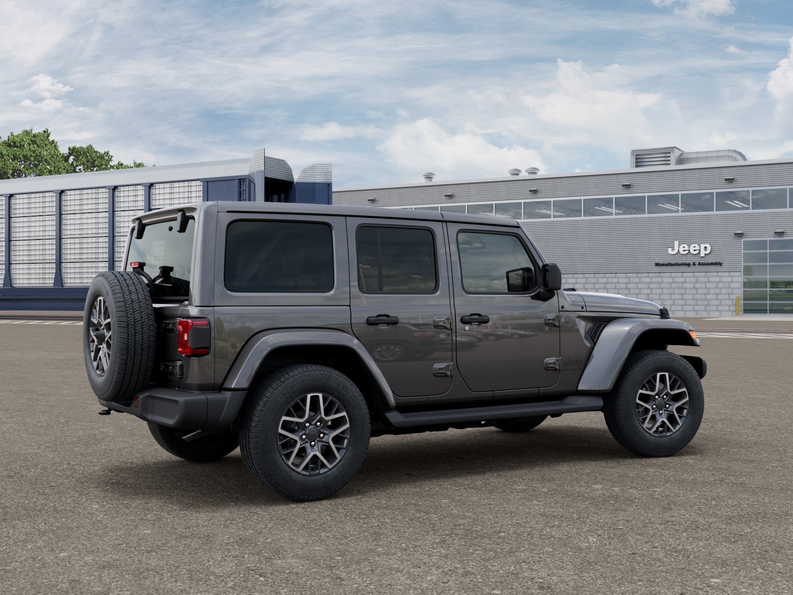 New 2026 Granite Crystal Metallic Clear-Coat Exterior Paint Jeep Sahara image 19