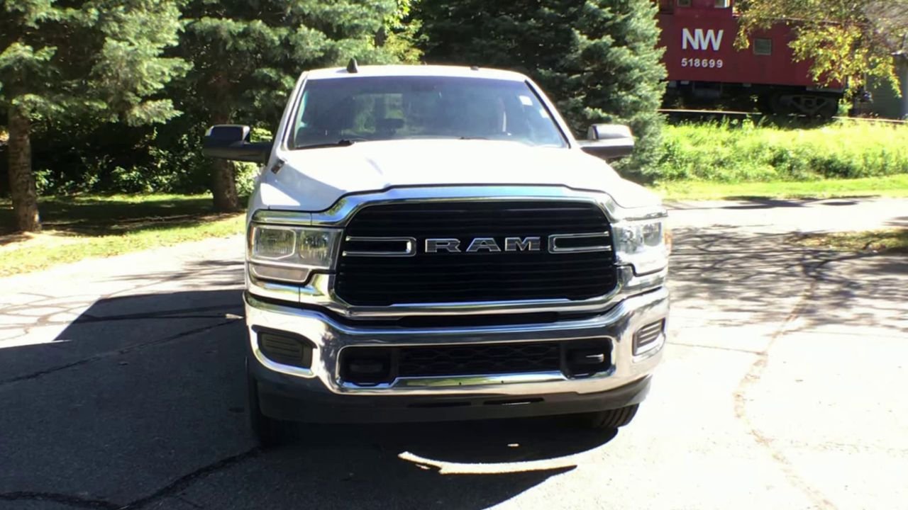 Used 2021 Bright White Clearcoat Ram Big Horn image 3