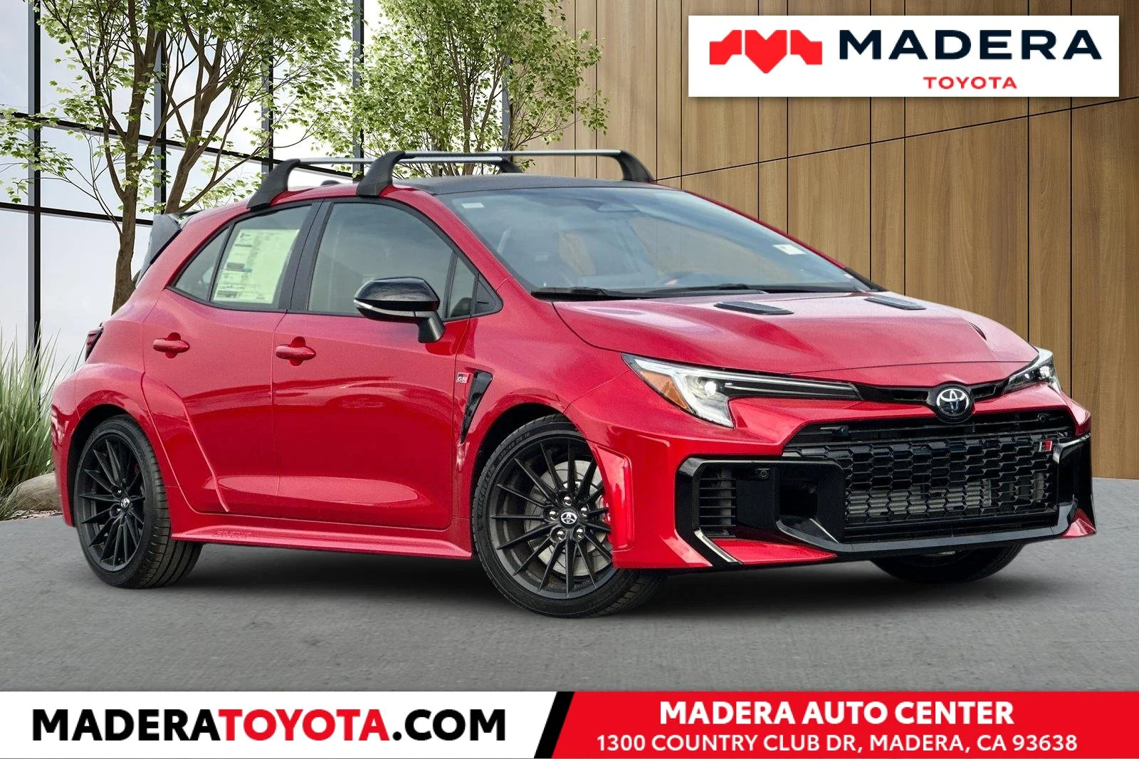 New 2026 Supersonic Red Toyota GR Corolla Premium Plus image 1