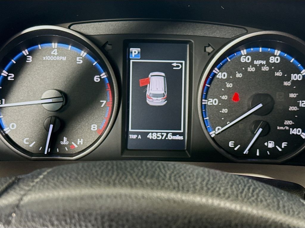 Used 2017 Barcelona Red Metallic Toyota LE image 13