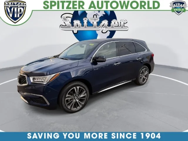 Used 2020 Fathom Blue Pearl Acura Technology image 8