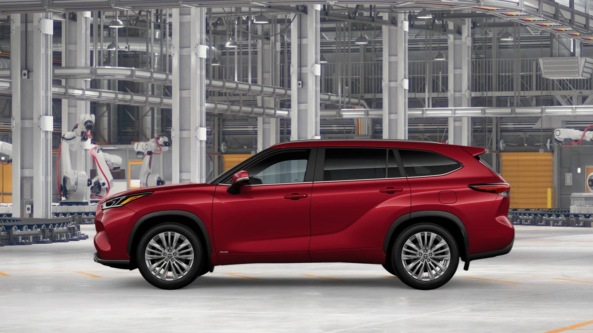 New 2026 Ruby Flare Pearl Toyota Hybrid Platinum image 4