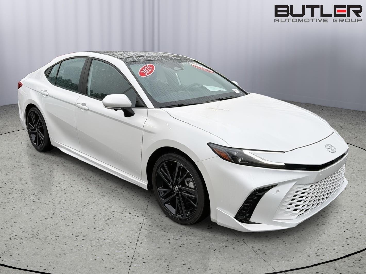 Used 2025 Midnight Black Metallic Toyota XSE image 8