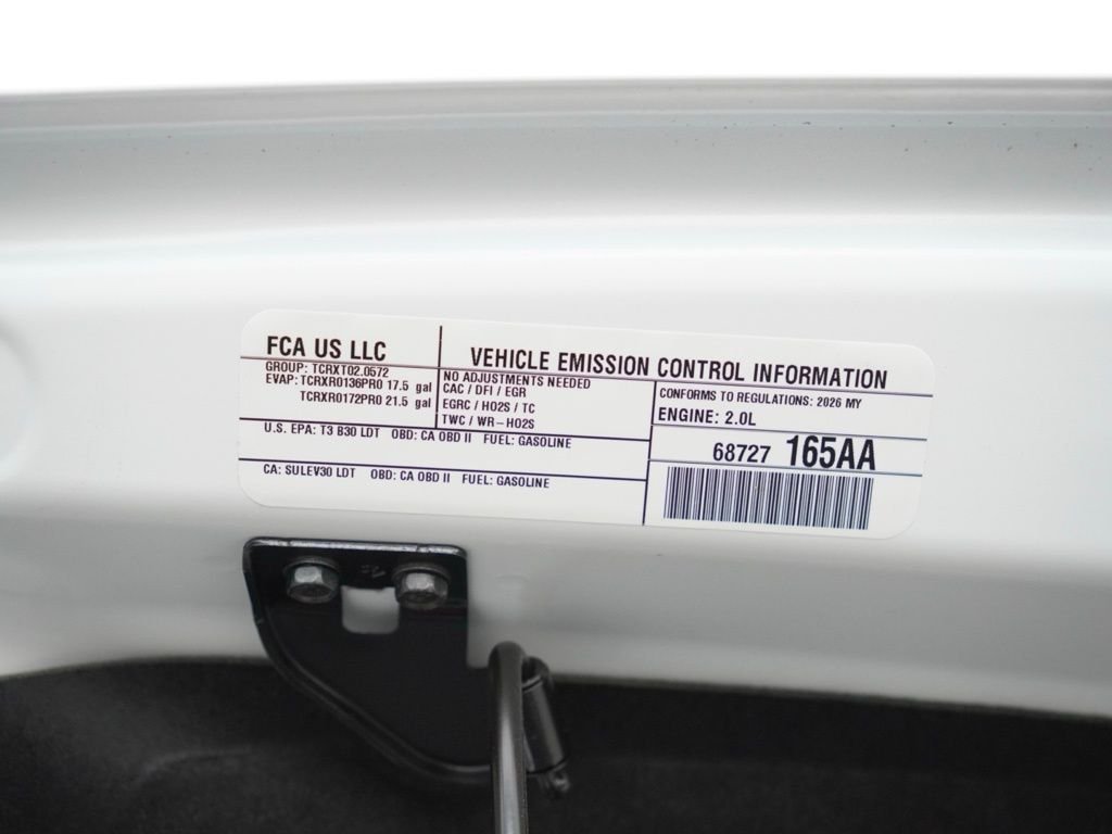 New 2026 Bright White Clear-Coat Exterior Paint Jeep Sport image 21