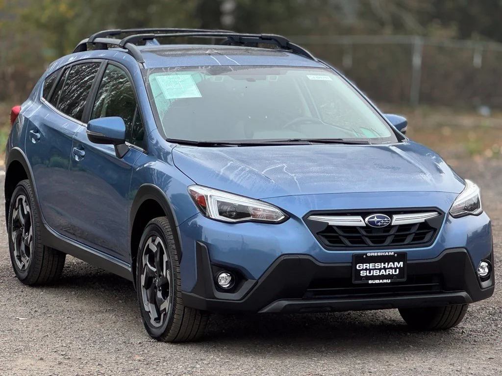 Certified Used 2021 Blue Subaru Limited image 1
