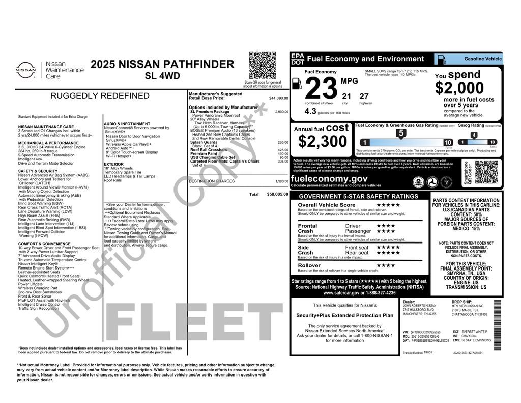 Certified Used 2025 White Nissan SL image 14