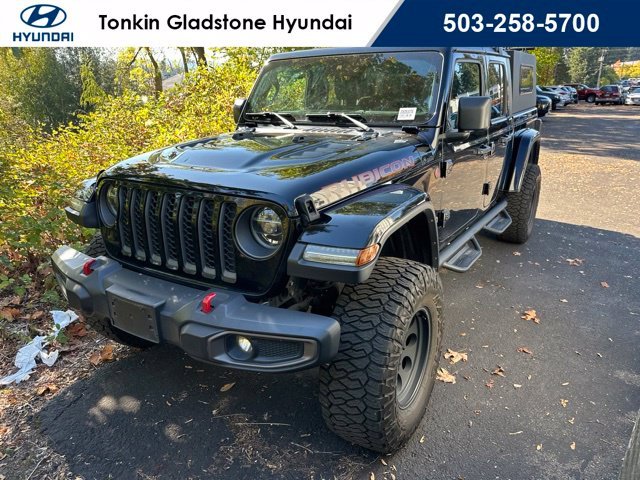 Used 2020 Black Clearcoat Jeep Rubicon image 1