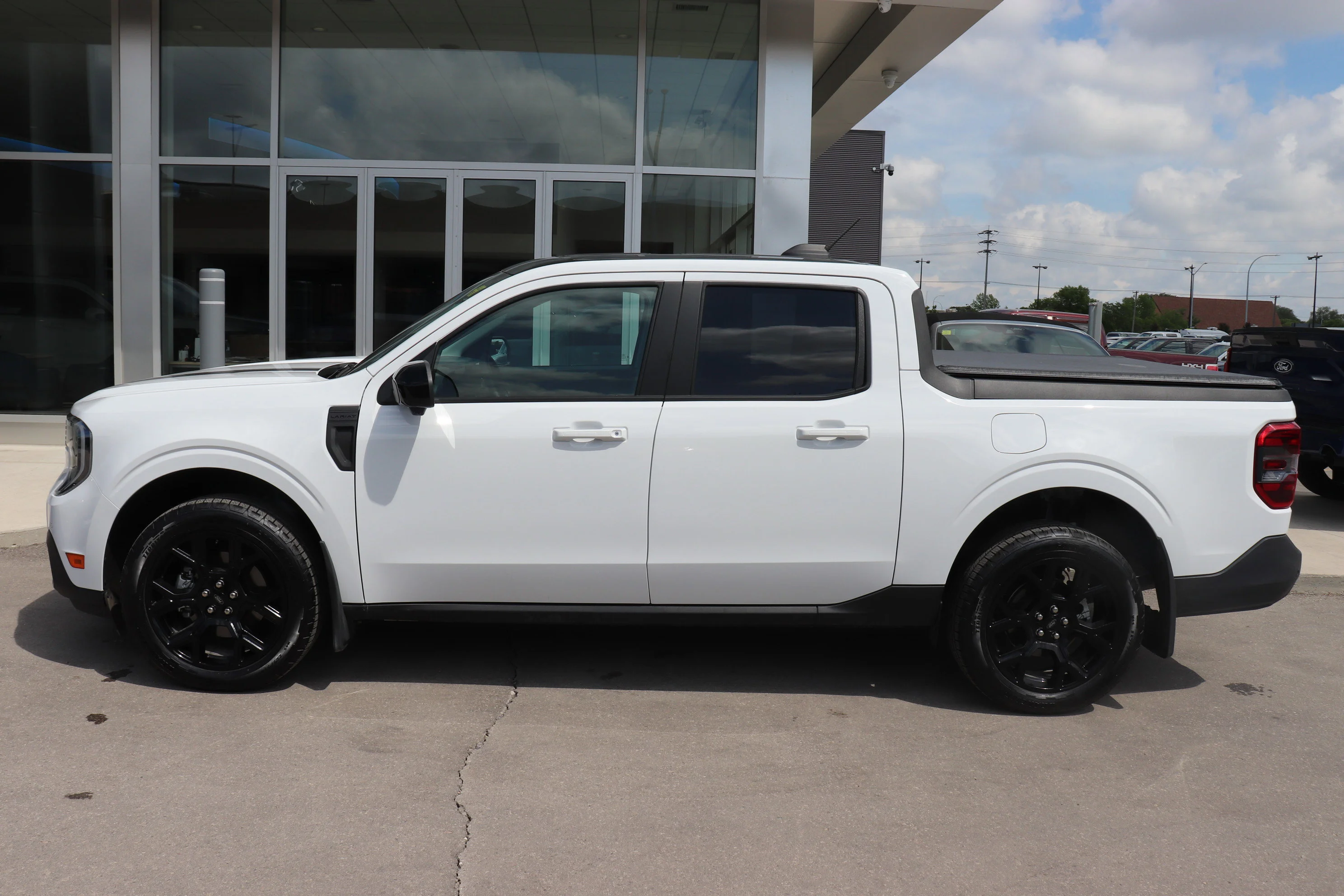 Certified Used 2025 White Ford LARIAT AWD SuperCrew image 3