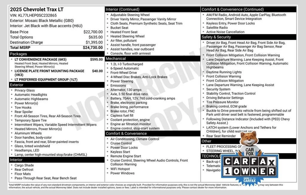 2025 Chevrolet Trax