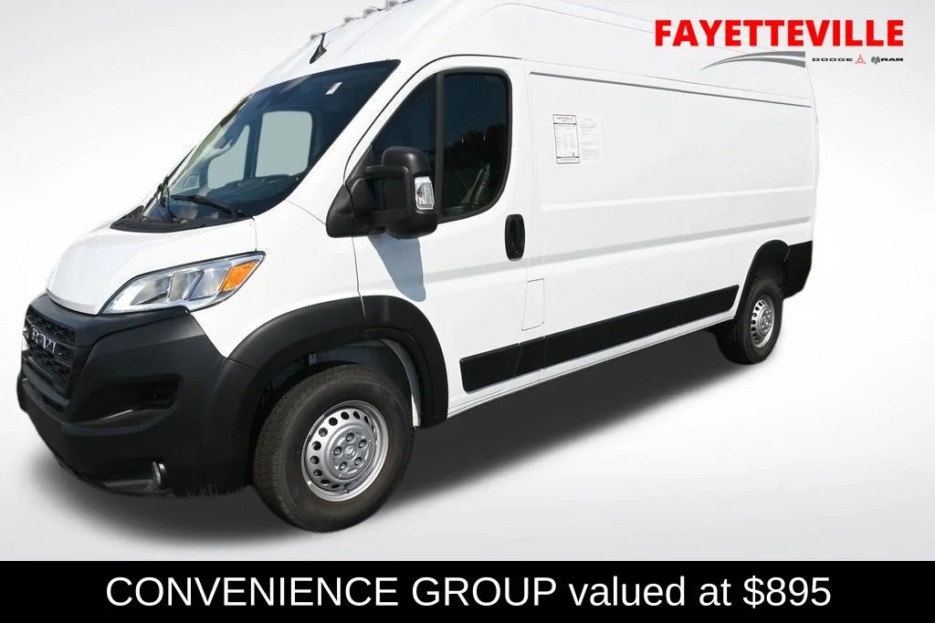 Used 2026 Bright White Clearcoat Ram High Roof image 1