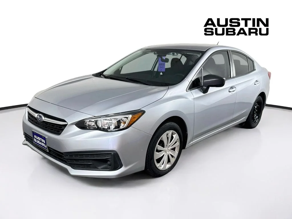 Certified Used 2022 Silver Subaru Base image 3