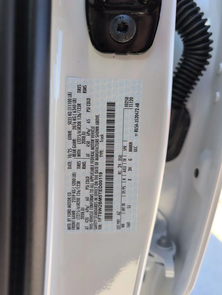 New 2026 White Ford Lariat image 38