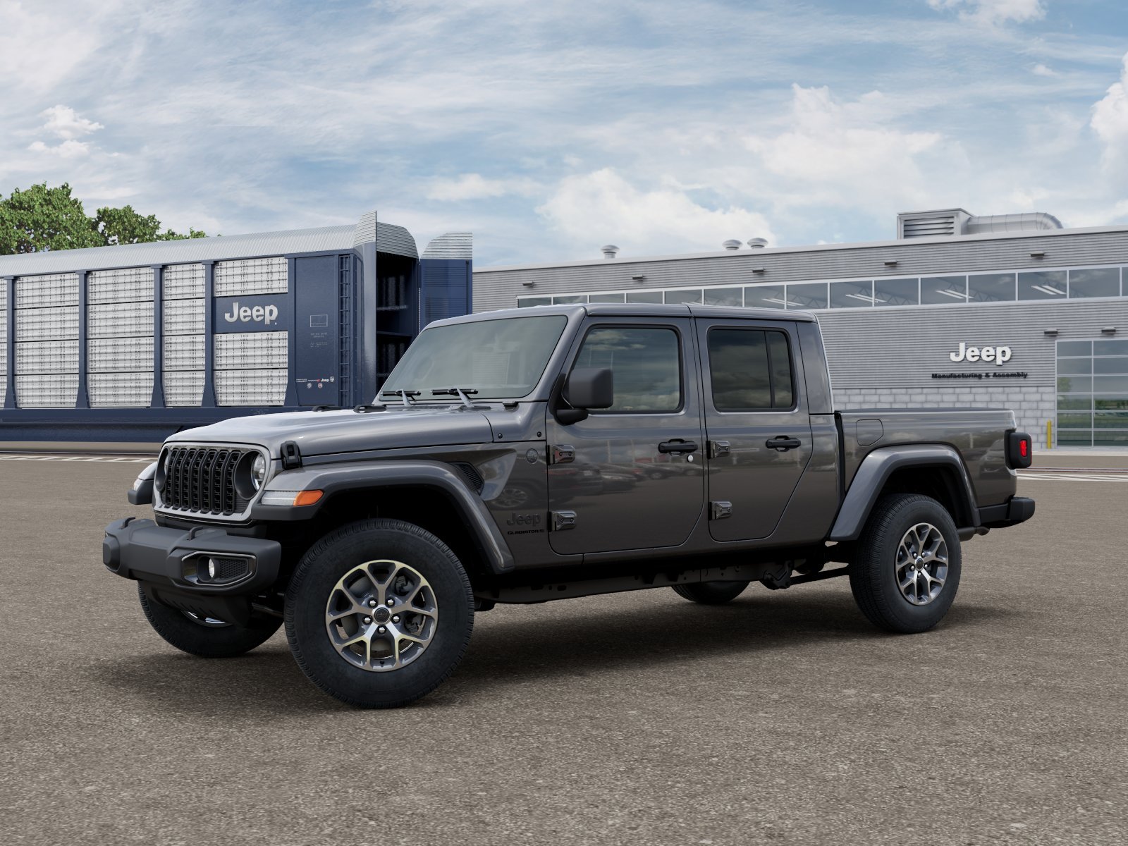 New 2026 Granite Crystal Metallic Clearcoat Jeep Sport S image 1