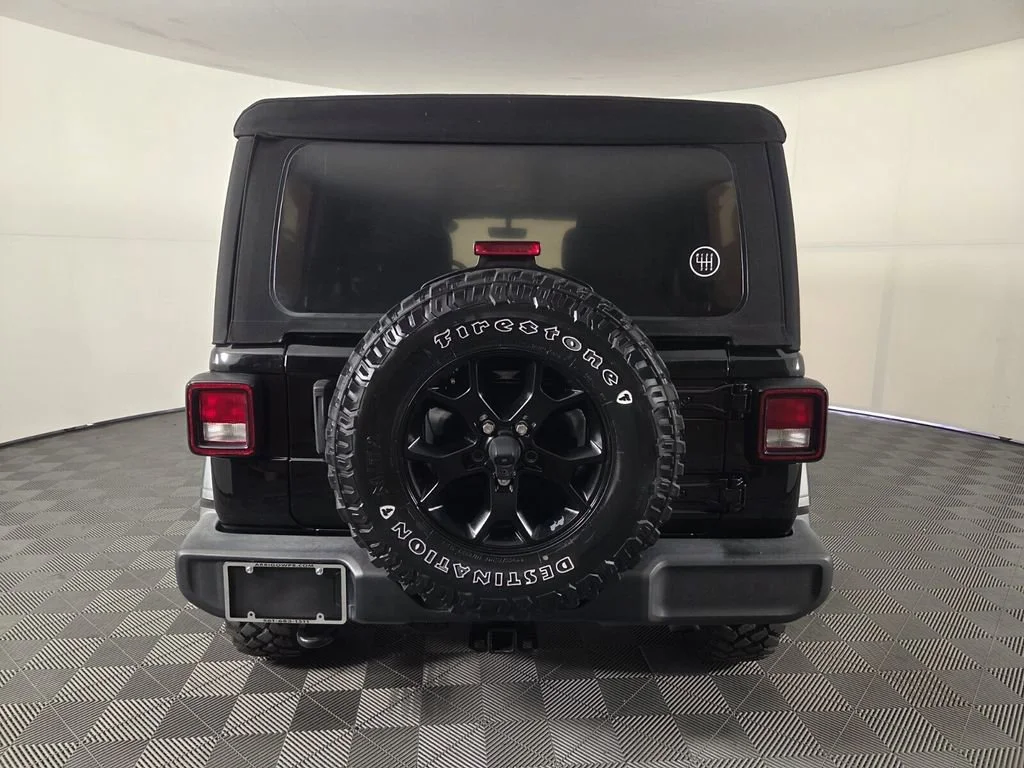 Used 2021 Black Clearcoat Jeep Unlimited Willys image 6