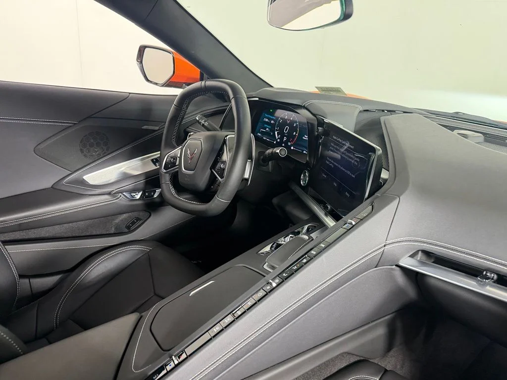 Used 2023 Orange Chevrolet Stingray 1LT image 23