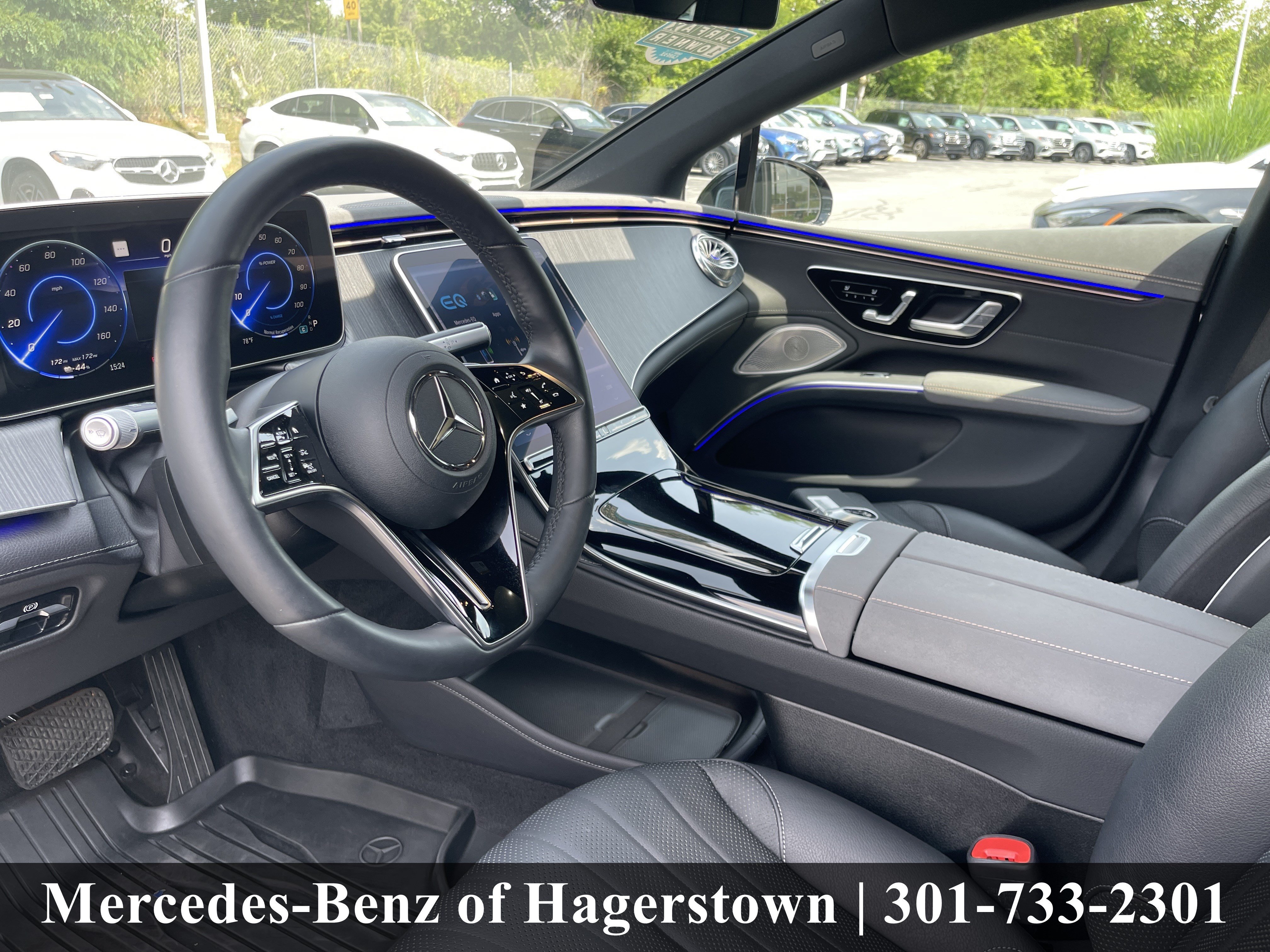 Certified Used 2023 Obsidian Black Metallic Mercedes-Benz EQS 450 4MATIC® Sedan image 5