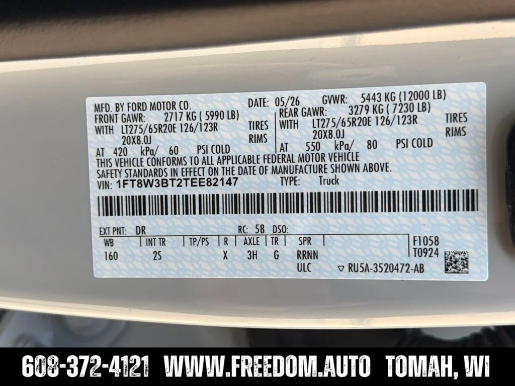 New 2026 White Ford XLT image 29