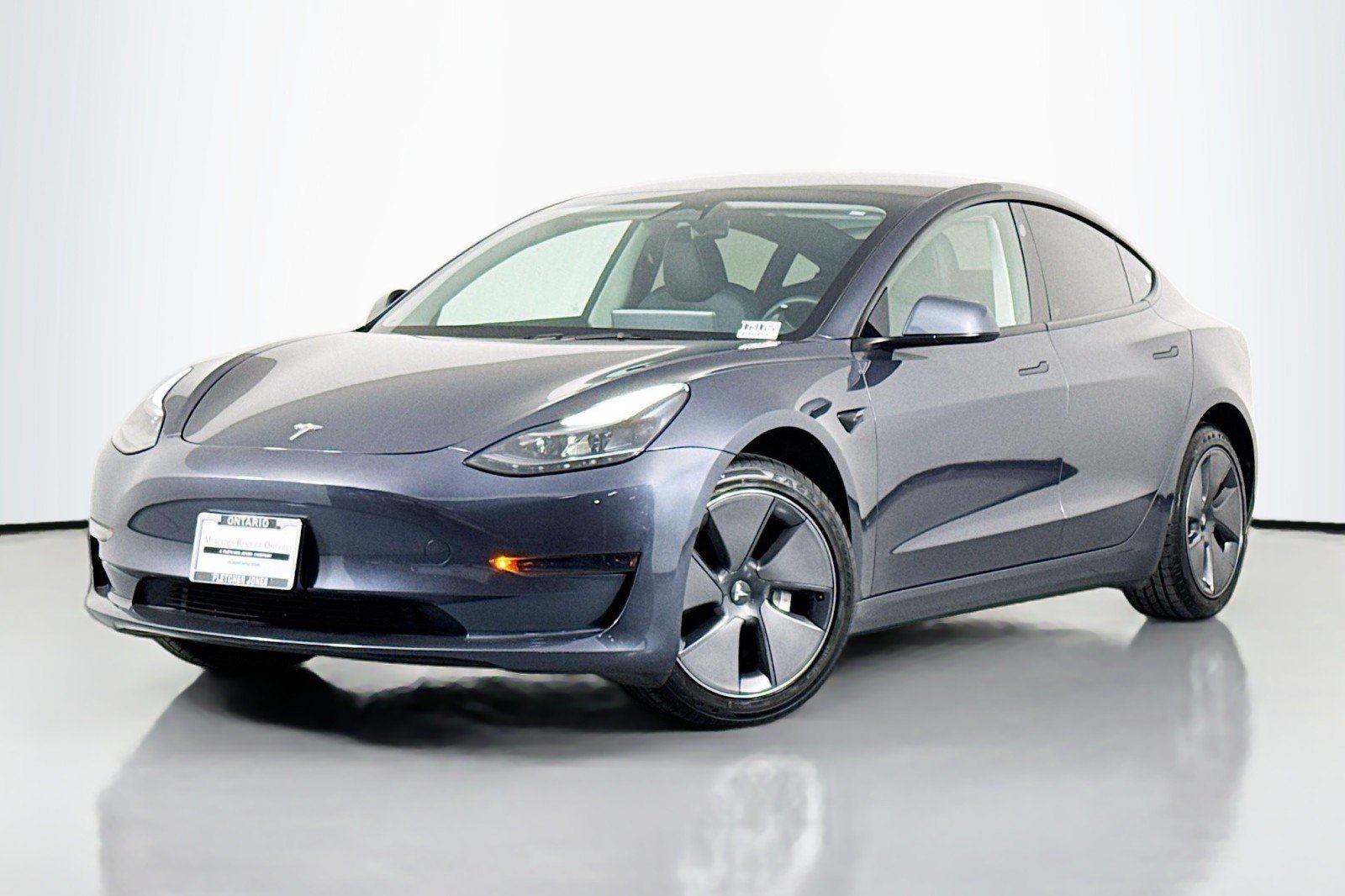 Used 2023 Midnight Silver Metallic Tesla  image 1