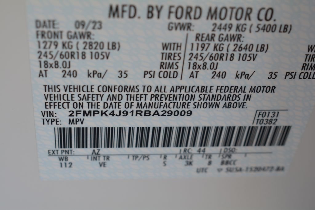 Certified Used 2024 White Ford SEL image 27