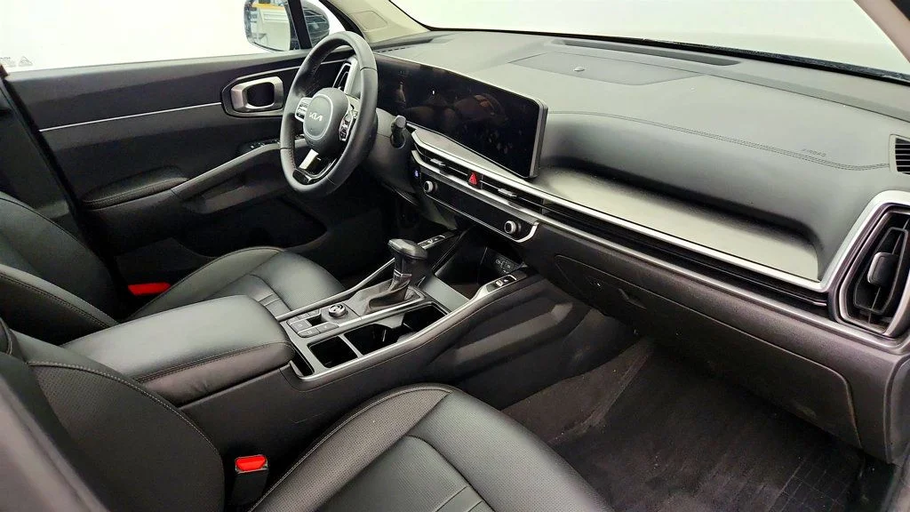 Used 2024 Ebony Black Kia S FWD w/ Panoramic Sunroof Pkg image 24