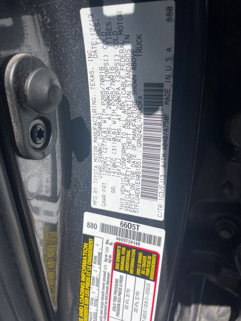 Used 2014 Magnetic Gray Metallic Toyota Base image 13