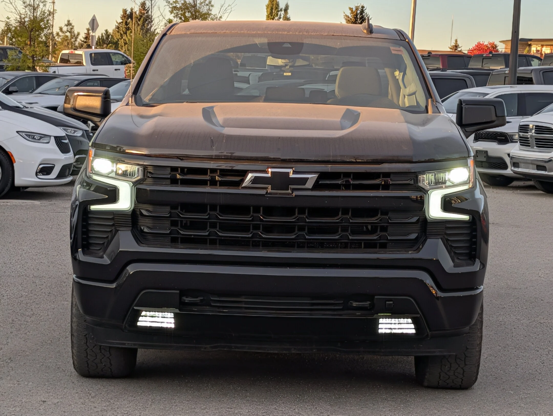 Used 2022 Black Chevrolet RST Z71 Offroad - 13.4 Touchscreen - Heated W - 4WD Crew Cab 147 RST image 3
