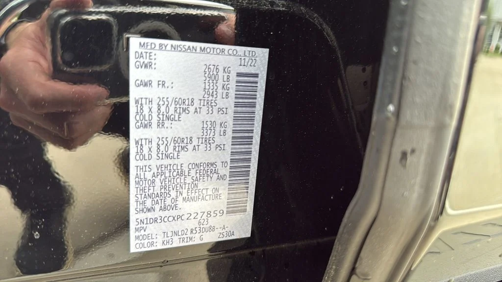Certified Used 2023 Super Black Nissan SL image 25