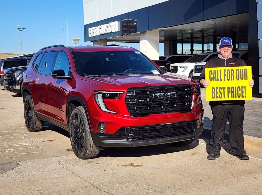Volcanic Red Tintcoat 2026 GMC Acadia Elevation FWD SUV / Crossover Front-Wheel Drive 8-Speed Automatic
