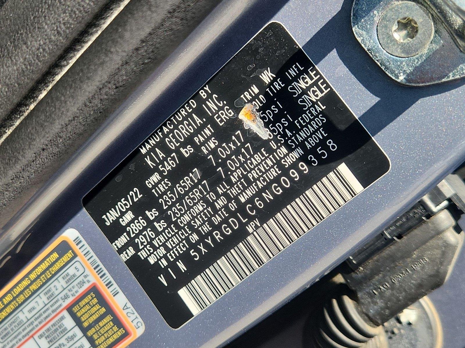 2022 Kia Sorento LX Silver at AutoNation USA Katy