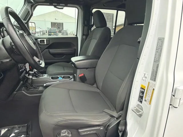 Used 2021 Bright White Clearcoat Jeep Unlimited Sport Altitude image 20