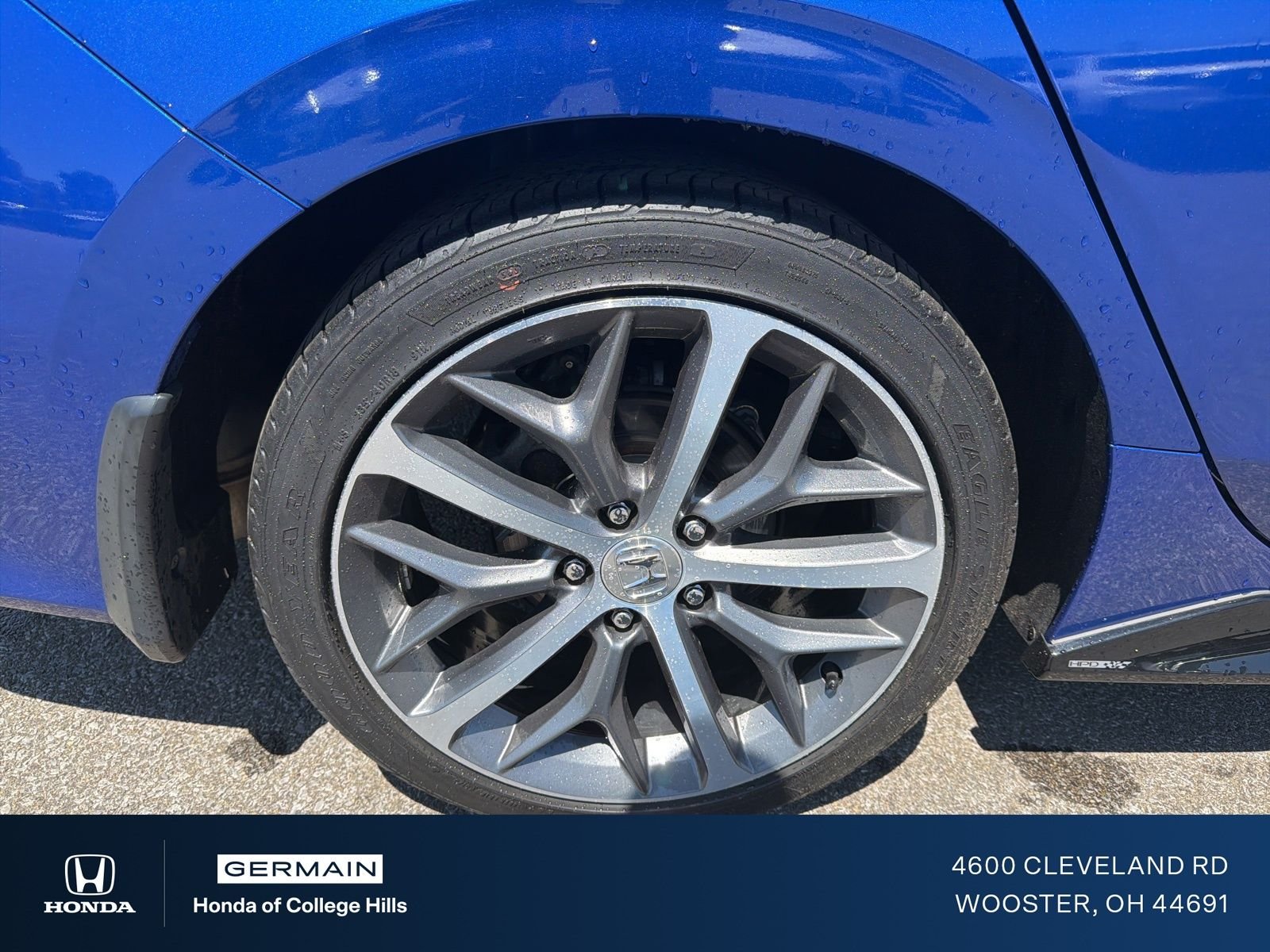 Certified Used 2023 Aegean Blue Metallic Honda 1.5T 4D TOURING image 5