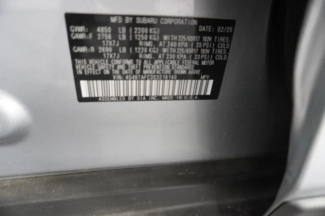 Certified Used 2025 Ice Silver Metallic Subaru Premium image 22