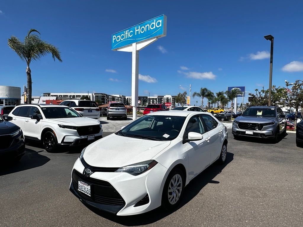 Used 2017 White Toyota LE image 2
