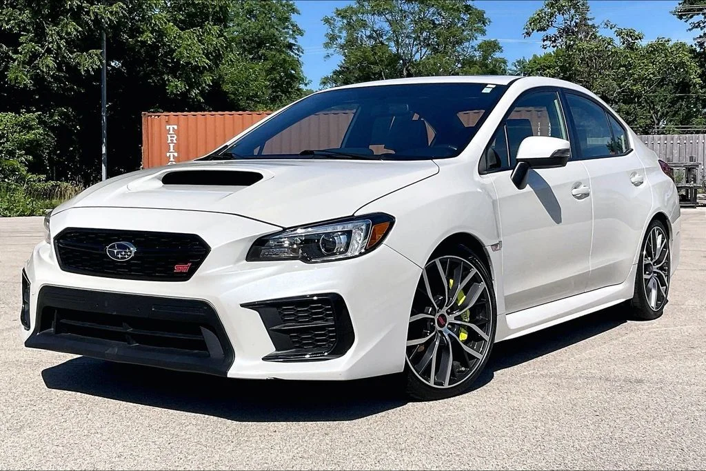 Used 2021 Crystal White Pearl Subaru STi Limited image 2