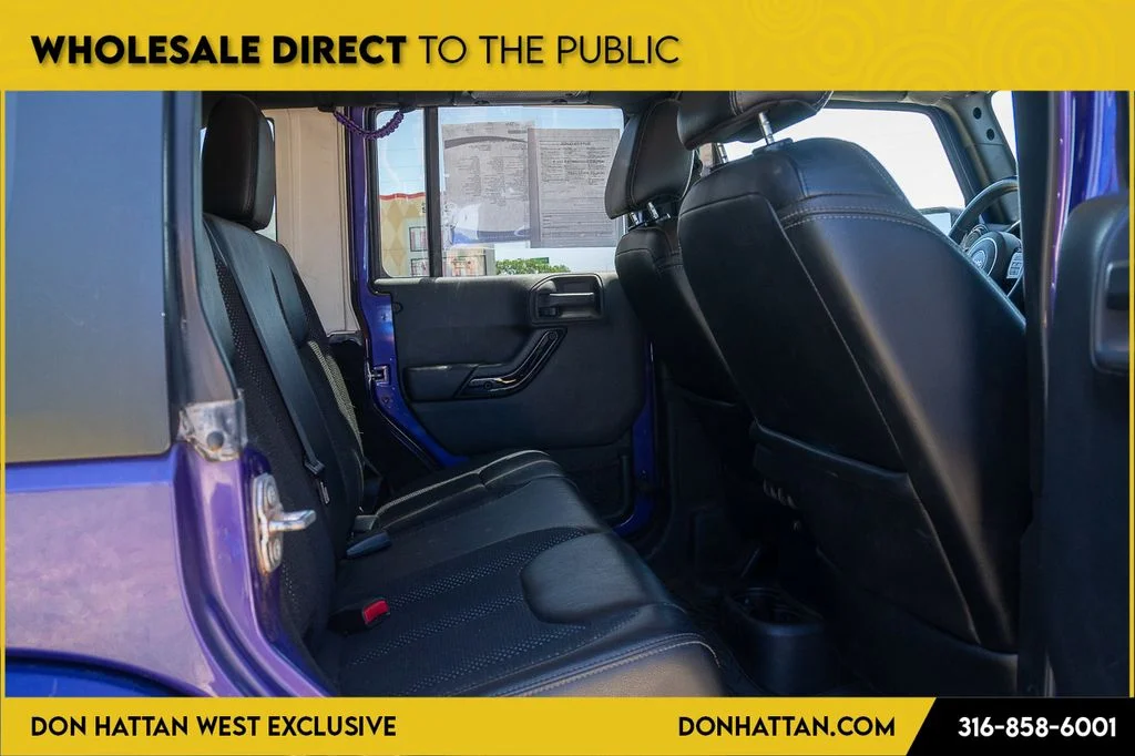 Used 2016 Purple Jeep Unlimited Sahara image 14