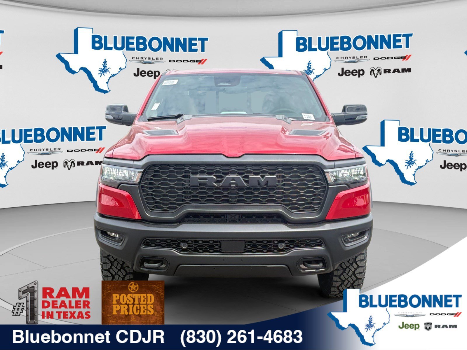 New 2027 Molten Red Pearl-Coat Exterior Paint RAM Rebel image 2