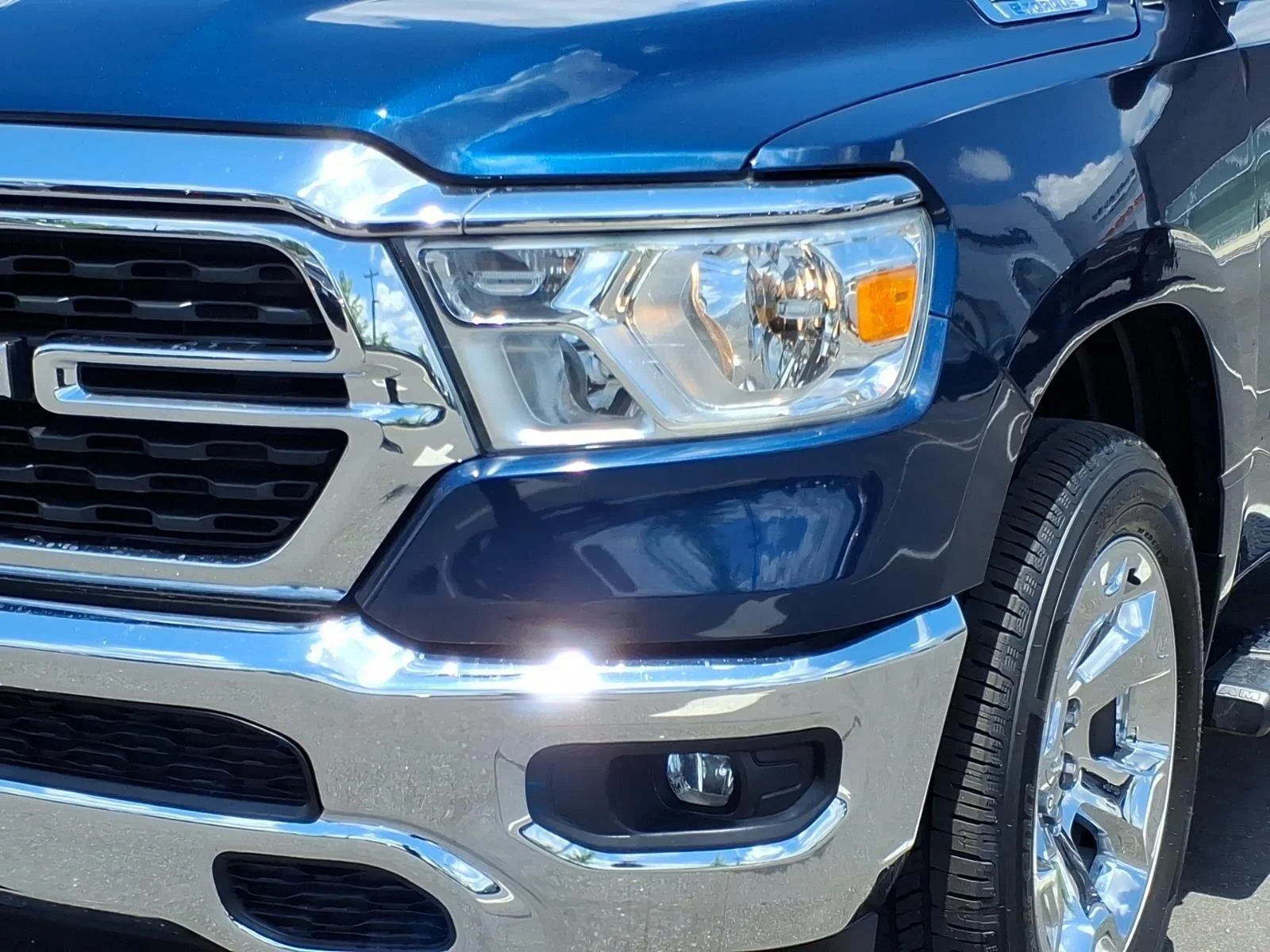 Used 2022 Patriot Blue Pearlcoat Ram Big Horn image 14