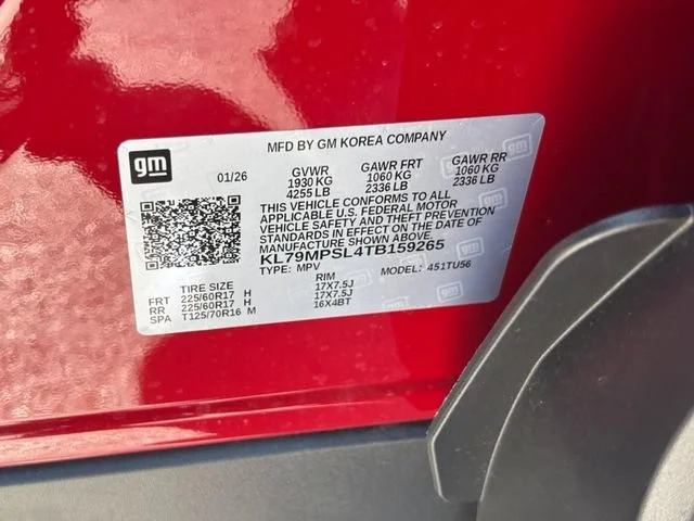 New 2026 Apex Red Chevrolet LT image 18