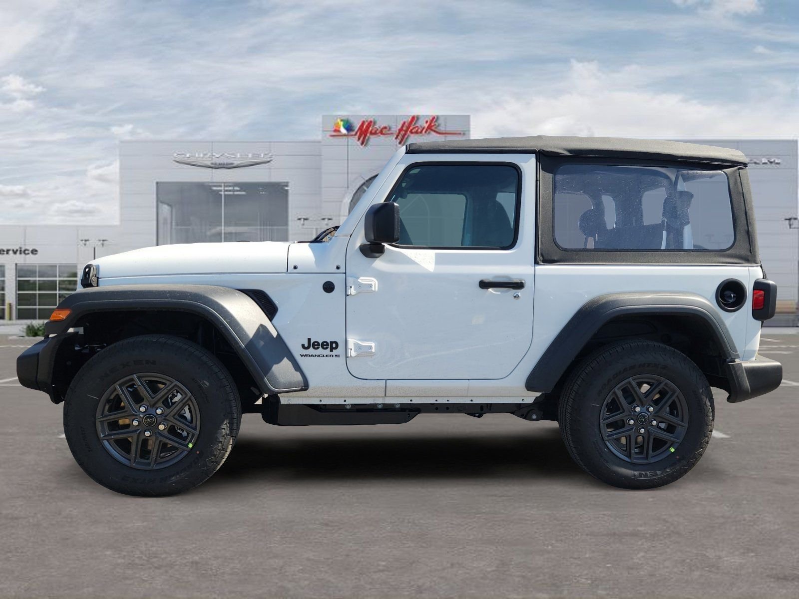 New 2026 Bright White Clear-Coat Exterior Paint Jeep Sport image 2