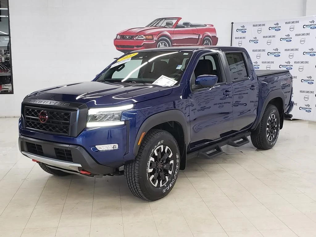 Used 2022 Deep Blue Pearl Nissan PRO-4X image 3