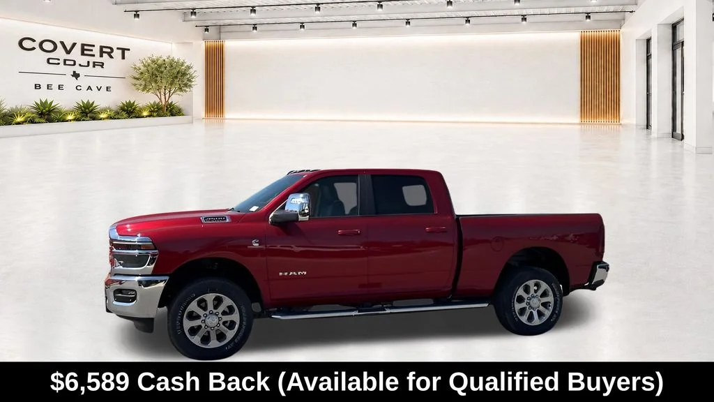 New 2026 Molten Red Pearl-Coat Exterior Paint RAM Laramie image 5
