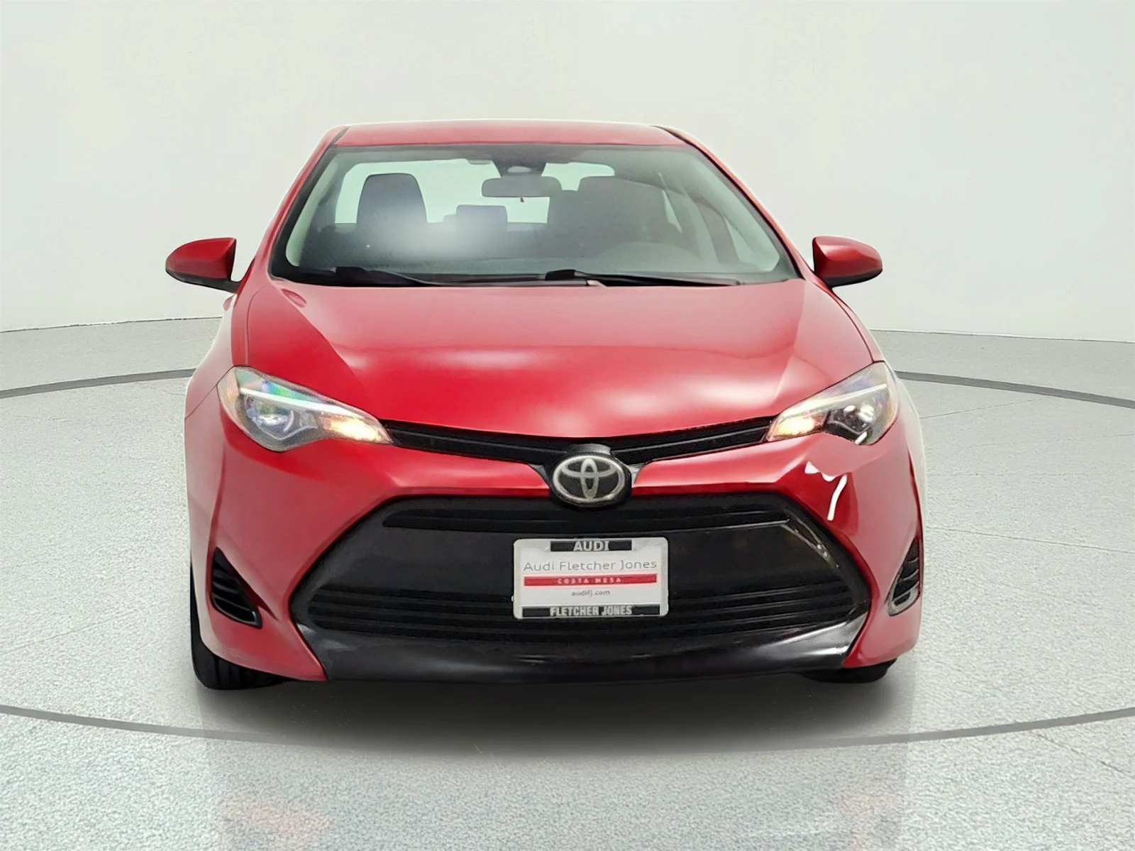 Used 2017 Barcelona Red Metallic Toyota LE image 2