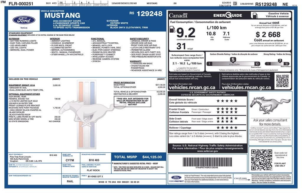 Used 2024 White Ford EcoBoost image 26
