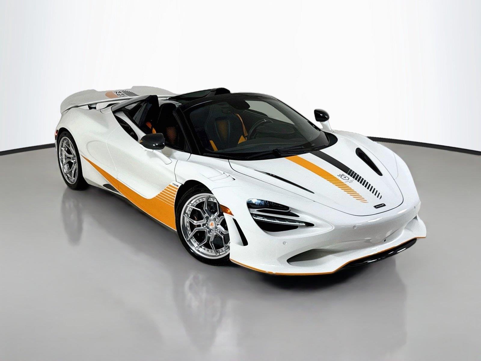 Used 2024 Monaco White 60th Anniversary Triple Crown McLaren Spider | 468K MSRP image 44