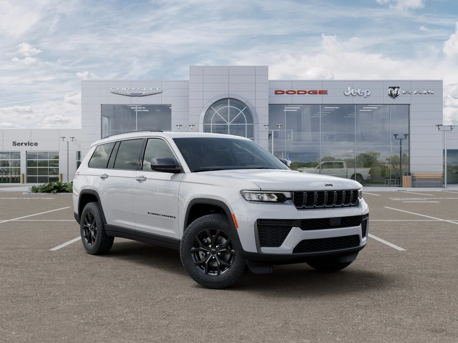 New 2026 Bright White Clear-Coat Exterior Paint Jeep Altitude image 36
