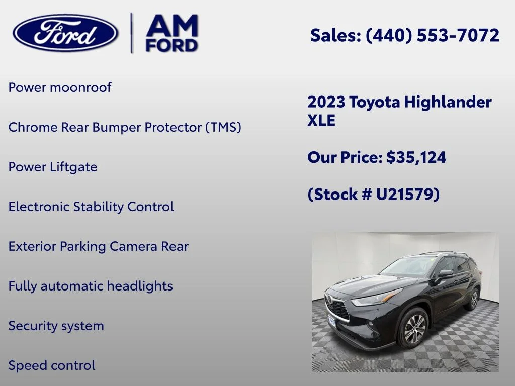 Used 2023 Midnight Black Metallic Toyota XLE image 12