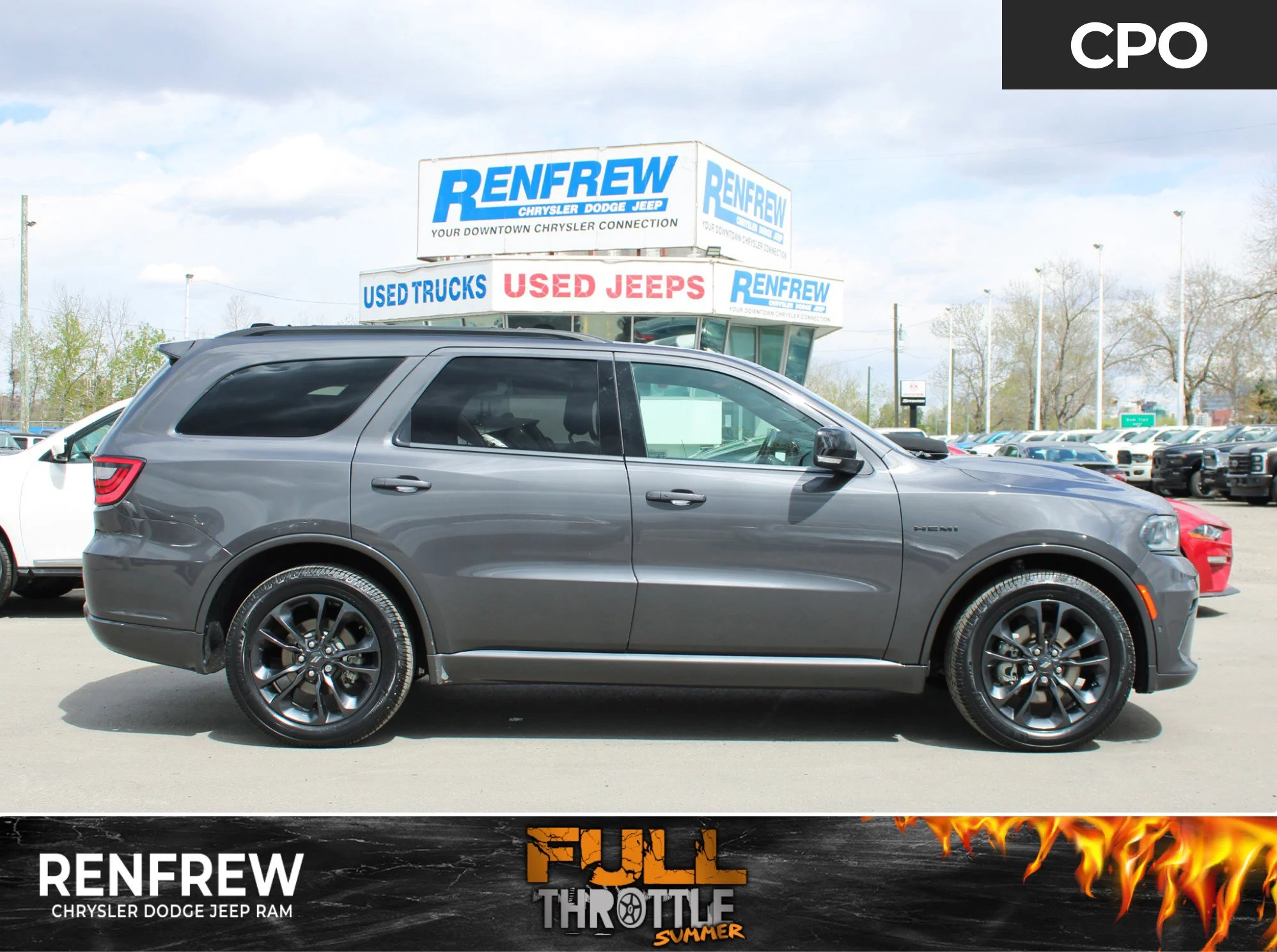 Certified Used 2023 Grey Dodge R/T * No Accidents | HEMI V8 | Nappa Heated/Vented Leather | Adaptive Cruise | Apple CarPlay image 1