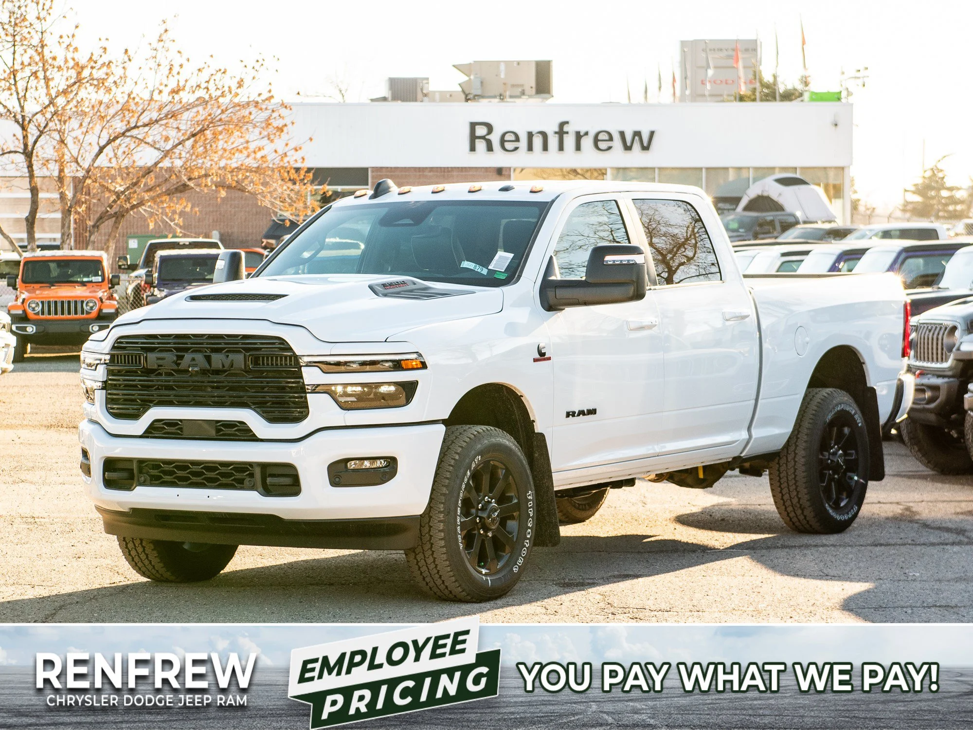 New 2026 White RAM Laramie* image 1