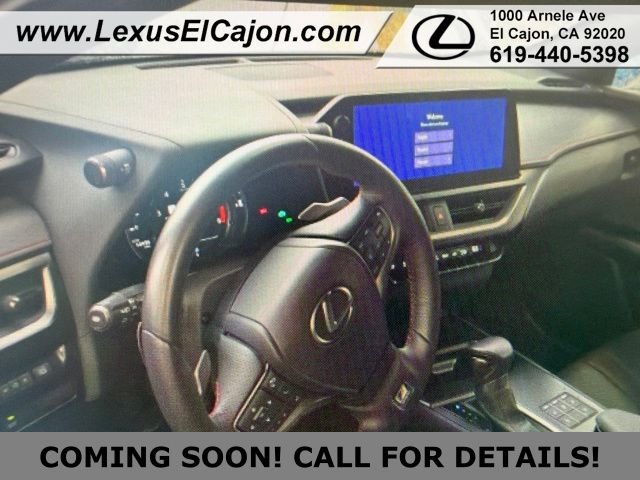 New 2024 Cloudburst Gray<sup>1</sup> with Obsidian roof Lexus UX 250h F SPORT HANDLING image 7